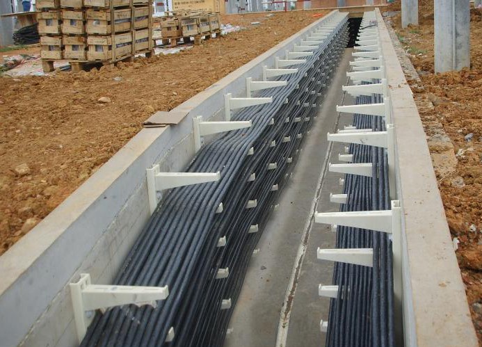 power cable laying