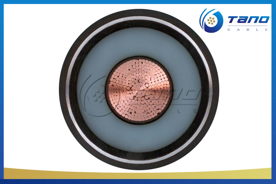 Metallic sheath hv power cable
