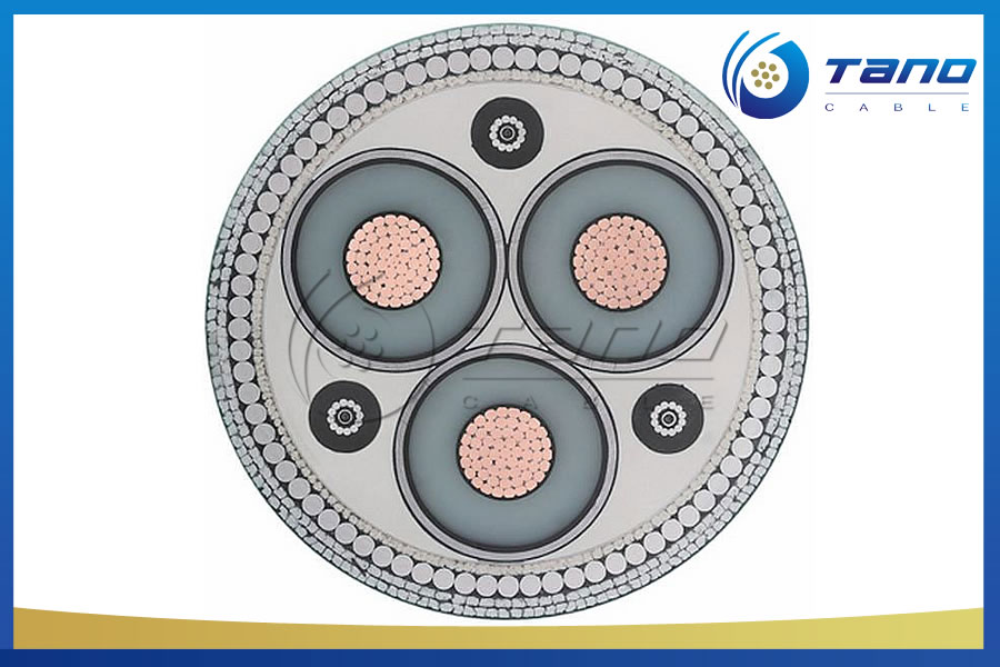 Metallic screen cable