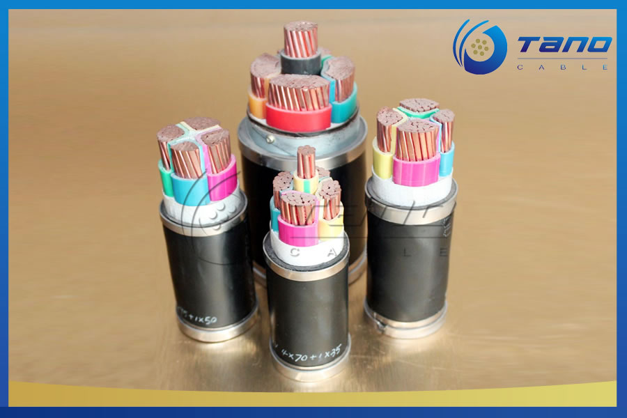 Copper conductor power cable