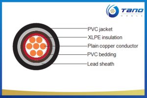 XLPE Insulated and sheath Power Cable
